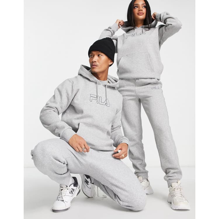 Gray fila outlet sweatpants