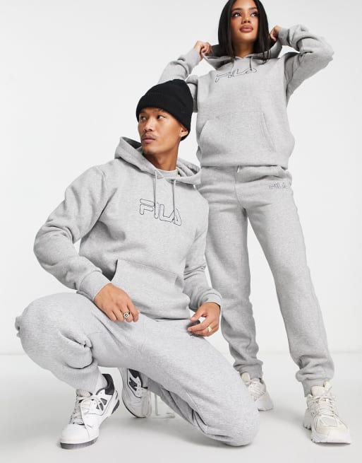 Fila Unisex Heritage set in grey ASOS