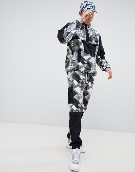 Fila x Liam Hodges - technical - Fleece joggingbroek in zwart