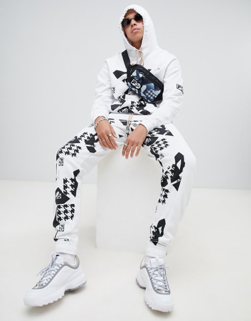 Fila x Liam Hodges tracksuit in white ASOS