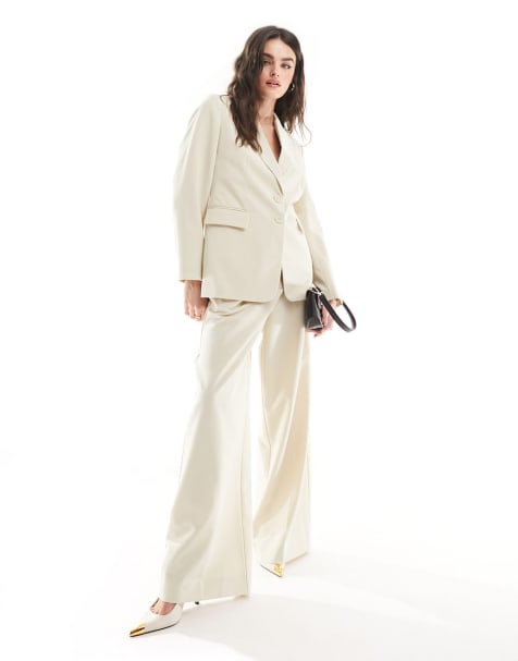 Ladies white outlet trouser suits uk