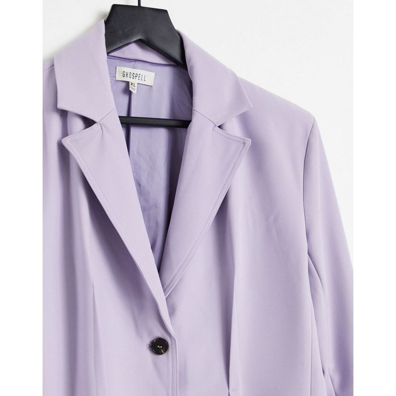 Donna bnplD Ghospell - Coordinato con blazer e bermuda sartoriali lilla
