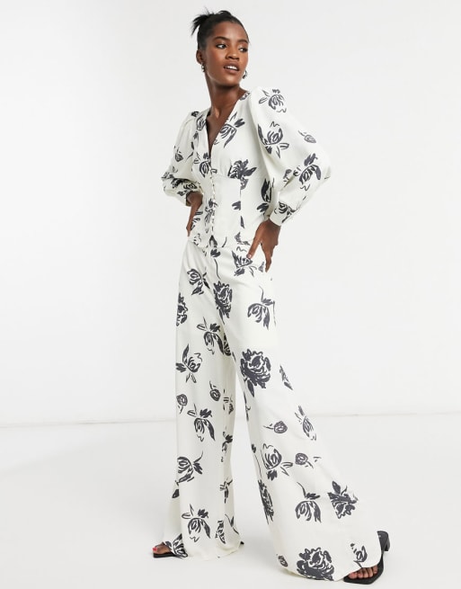 Glamorous - Coordinato a fiori colorati