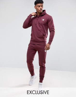 tracksuit maroon