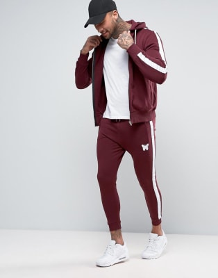 tracksuit burgundy