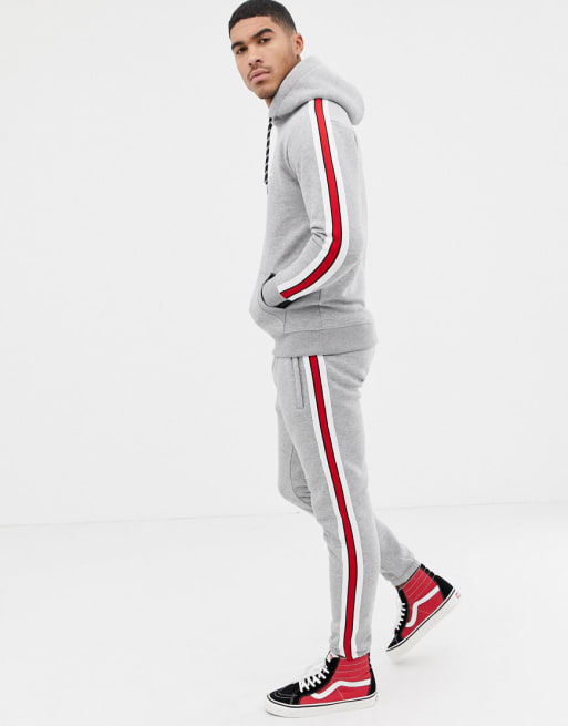 Tracksuit red stripes sale