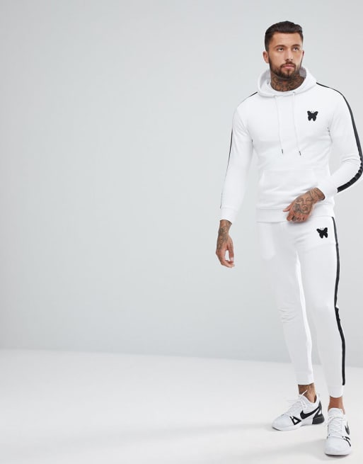 Asos cheap white tracksuit