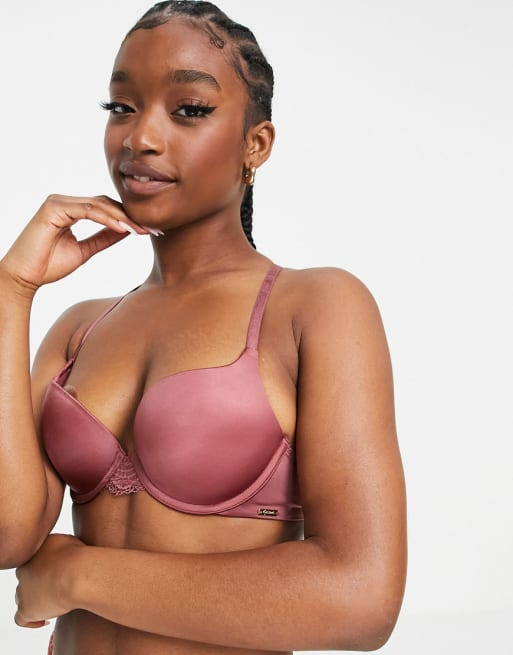 Gossard - Glanzende lingerieset in vintage roze