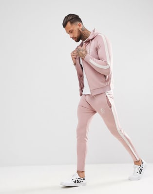 pink gym king tracksuit