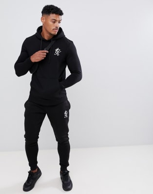 gym king black tracksuit