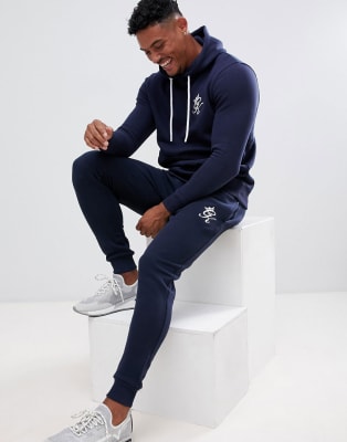 gym king navy tracksuit