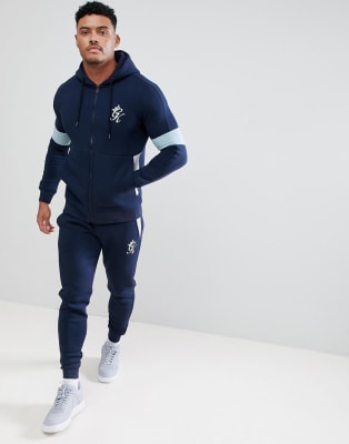 navy gym king tracksuit