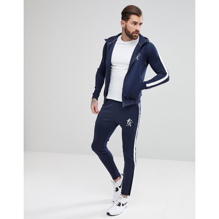 White gym king outlet tracksuit