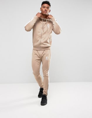 beige gym king tracksuit