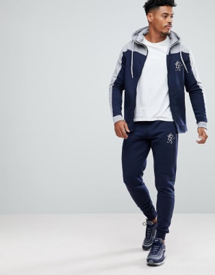 navy gym king tracksuit