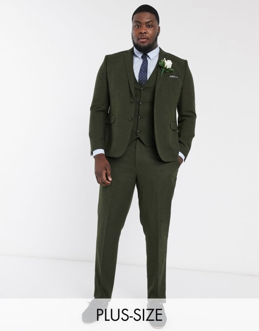 Harry Brown Plus wedding tweed suit