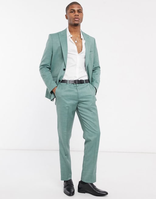 Harry Brown - Slim-fit colbert in groen