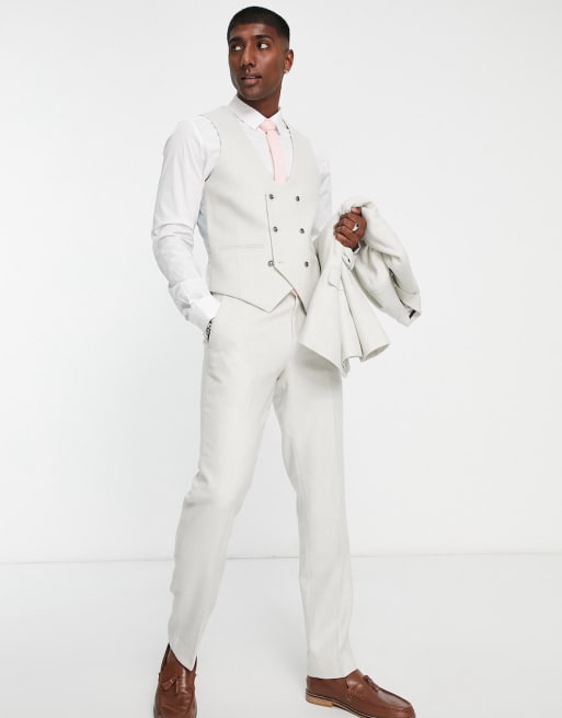 White shop tweed suit