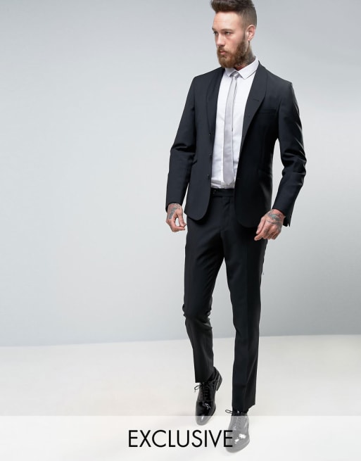 Hart Hollywood - High Break - Costume slim à revers style col châle