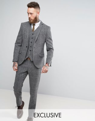 asos tweed suit