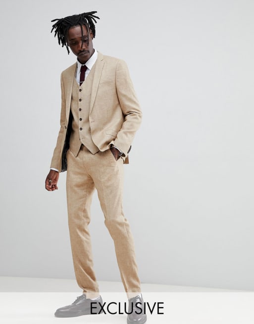 Tan skinny 2024 dress pants