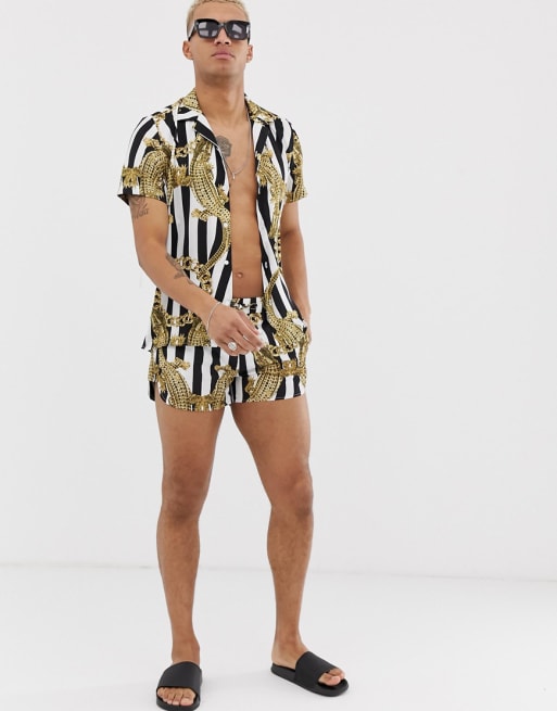 Hermano co-ord with crocodile print