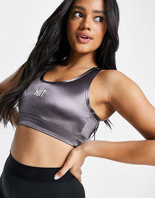 HIIT high shine co-ord in grey