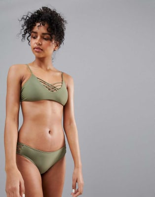 Hollister strappy 2025 scoop bikini top