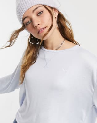 Hollister - Pyjamaset met top en joggingbroek in lichtblauw