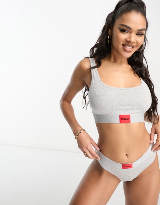 HUGO Bodywear - Lingerisæt i grå