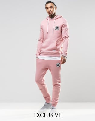 pink tracksuit set