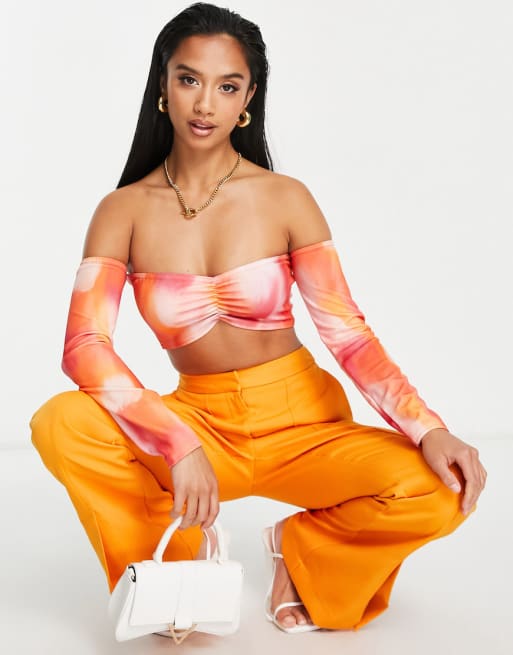 I Saw It First Petite co-ord in smudge print