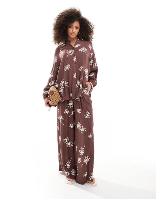 Iisla & Bird - Co-ord strand set in bruin