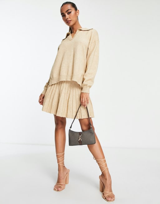 Asos sweater 2024 skirt set