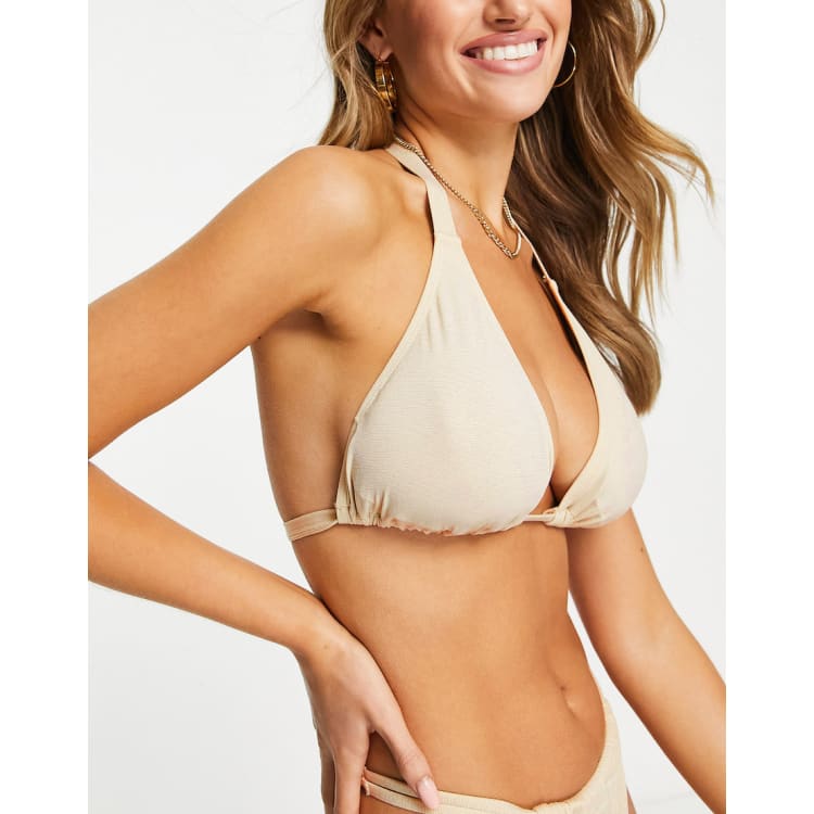 Maillot de bain doré scintillant hotsell