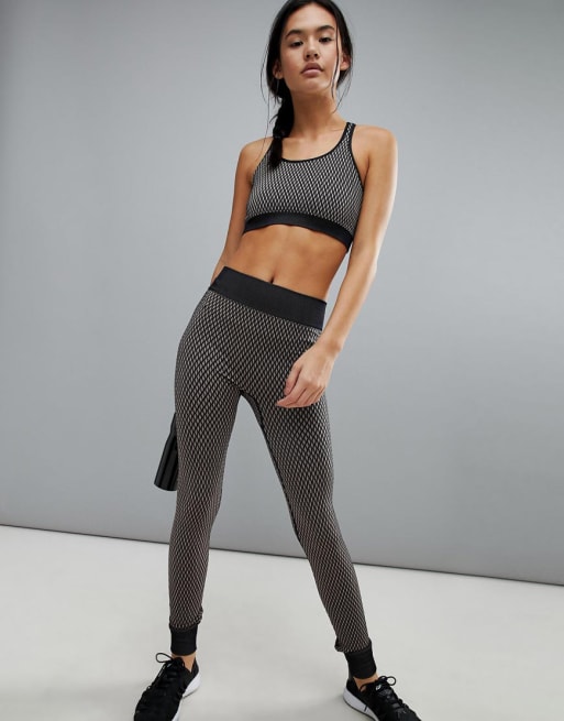 Ivy Park Active Fishnet Seamless Bra Leggings Two Piece ASOS