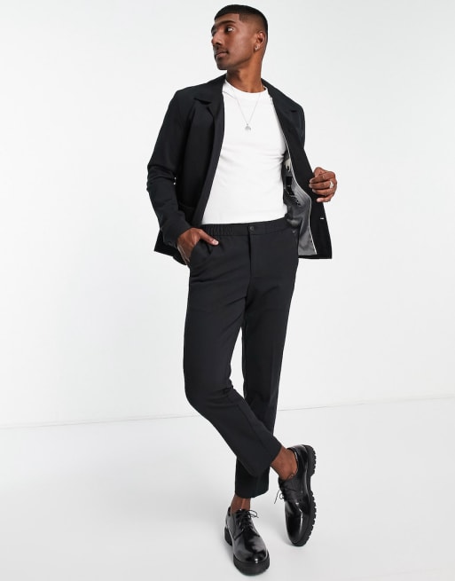 Jack & Jones Premium boxy suit in black | ASOS