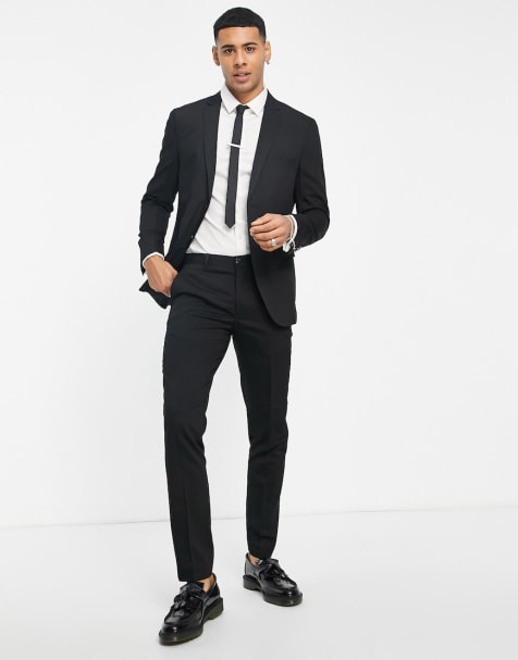 Jack & Jones Premium – Schmaler Anzug in Schwarz - view 1