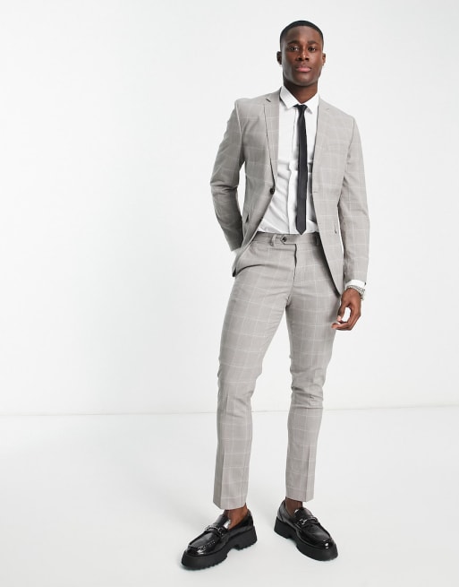 Grey Slim Fit Suit