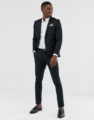 Jack & Jones Premium Suit In Slim Fit Black