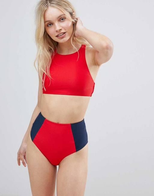 Jack Wills - Penbryn - Hoogsluitende bikini 