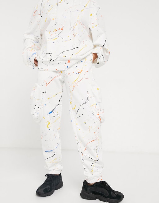 Jaded London - Combi-set met verfspattenprint