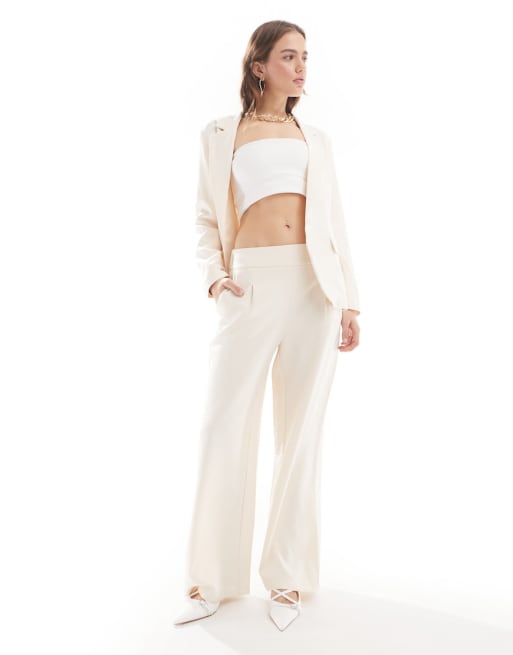 JDY - Coordinato sartoriale color crema