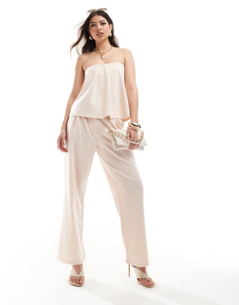 JDY tailoring co-ord in dusty pink - view 1