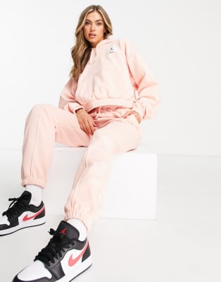 grey and orange jordan tracksuit