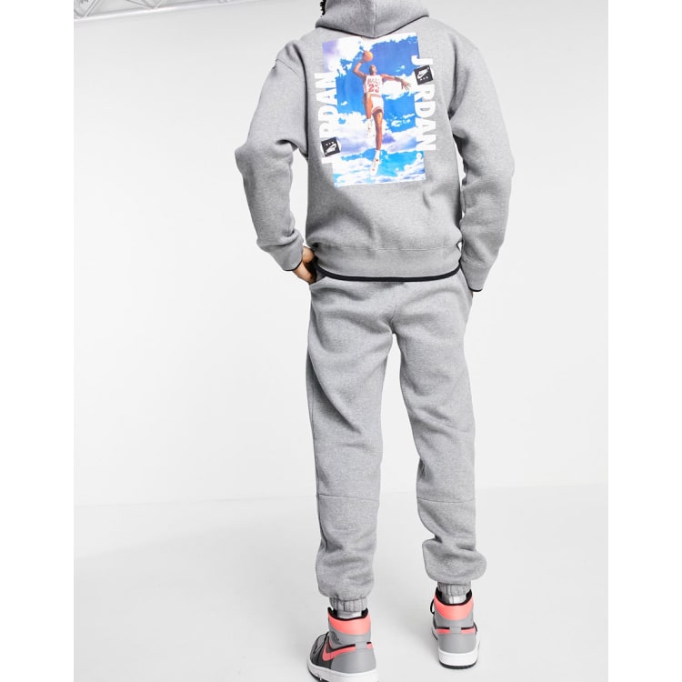 Grey air sale jordan tracksuit