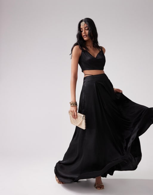 Kanya London full flare set in black | ASOS