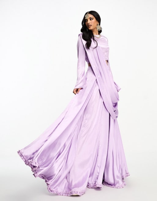  Kanya London Lehenga co-ord in Lilac