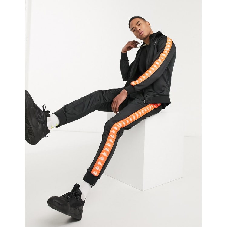 Kappa hotsell orange tracksuit