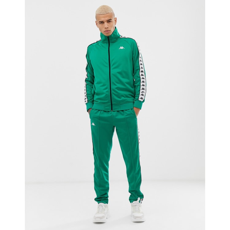 Kappa TRACKSUIT - Chándal - hedge green/verde 